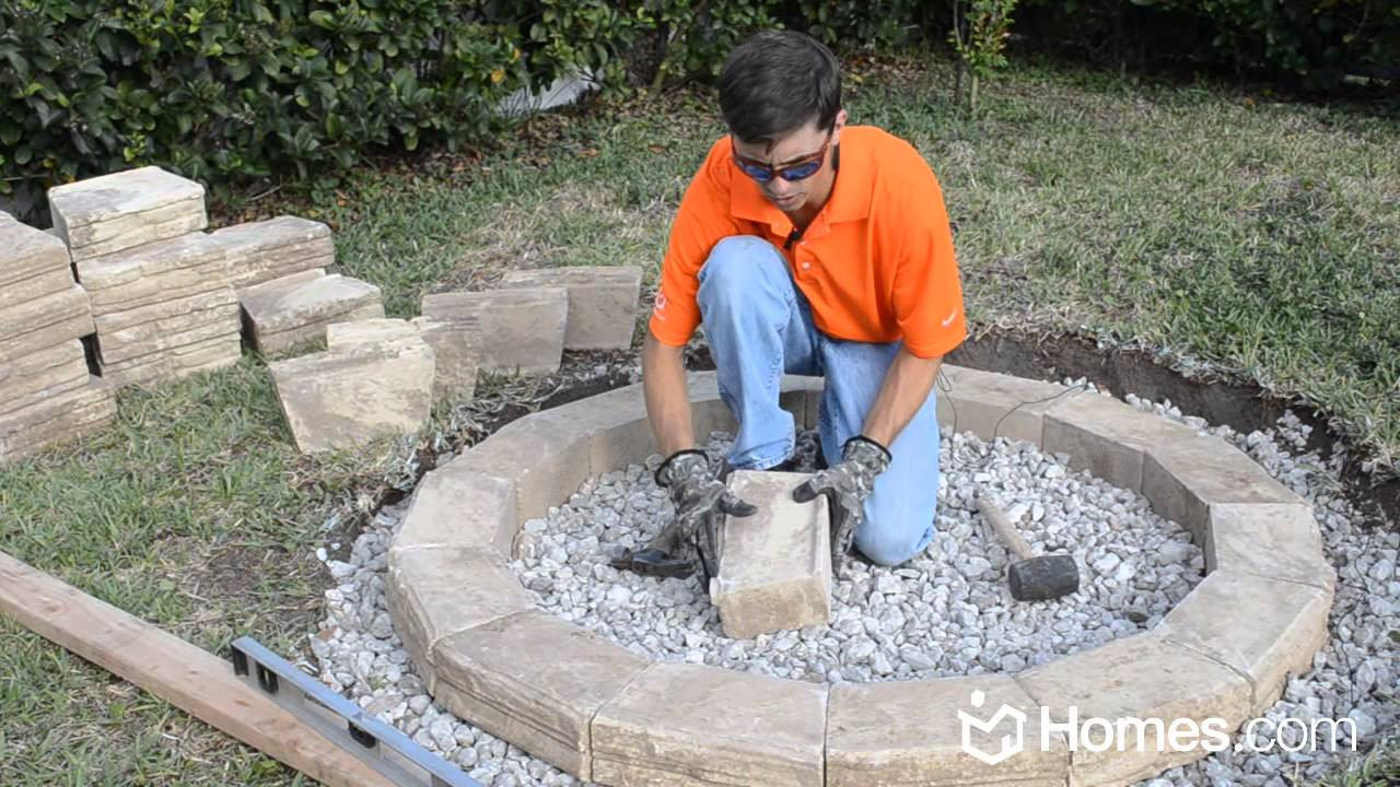 Making A Firepit
 Homes DIY Experts How to Build an Outdoor Fire