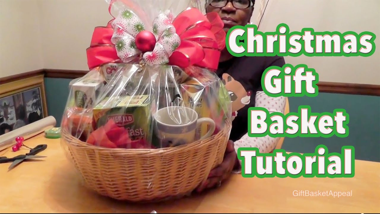 Making Gift Baskets Ideas
 DIY Gift Basket Tutorial Christmas Gift Basket