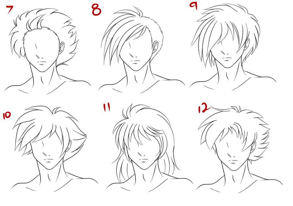 Male Anime Hairstyles
 Top Image of Anime Hairstyles Male