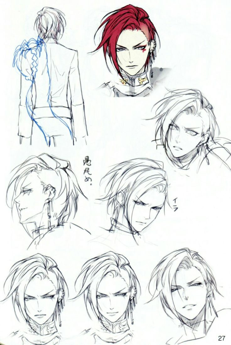 Male Hairstyles Anime
 Male Anime Hairstyles