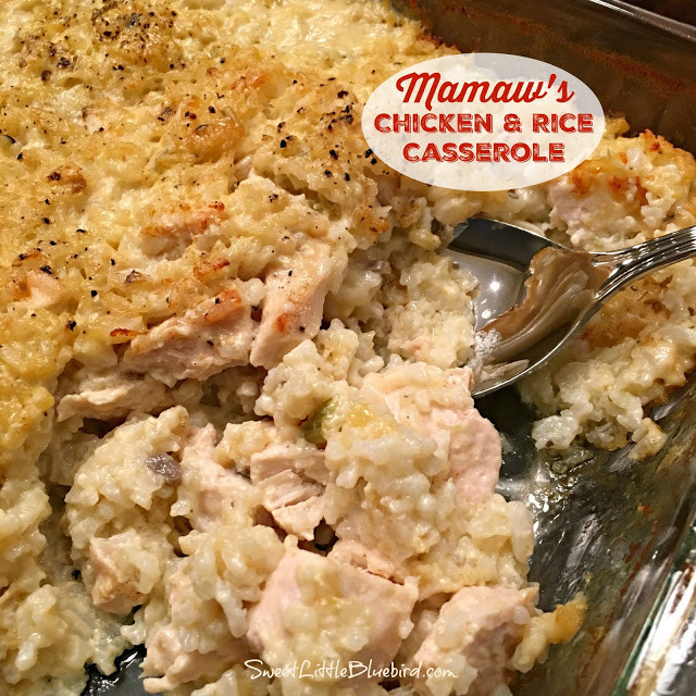 Mamaws Chicken And Rice Casserole
 Mamaw s Chicken & Rice Casserole Tried & True Sweet