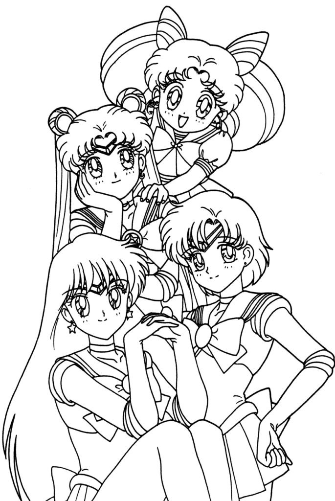 Manga Coloring Pages For Kids
 Anime Coloring Pages Best Coloring Pages For Kids