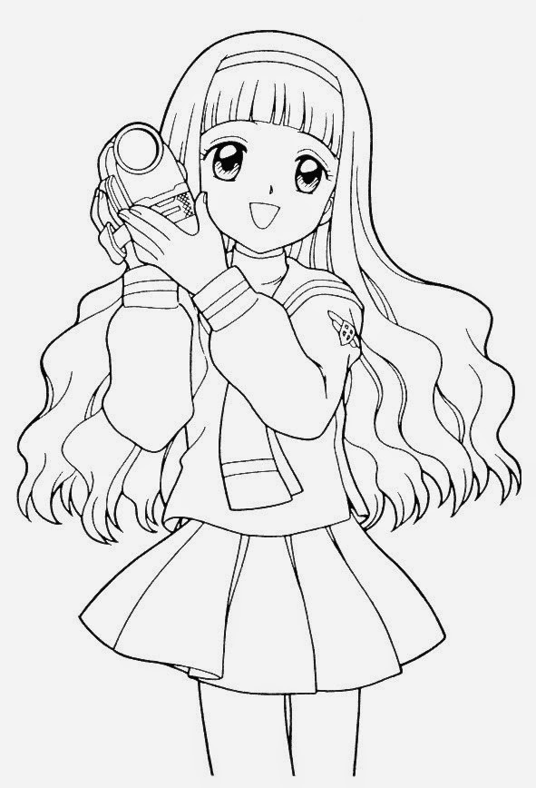 Manga Coloring Pages For Kids
 anime coloring pages online Free Coloring Pages for Kids