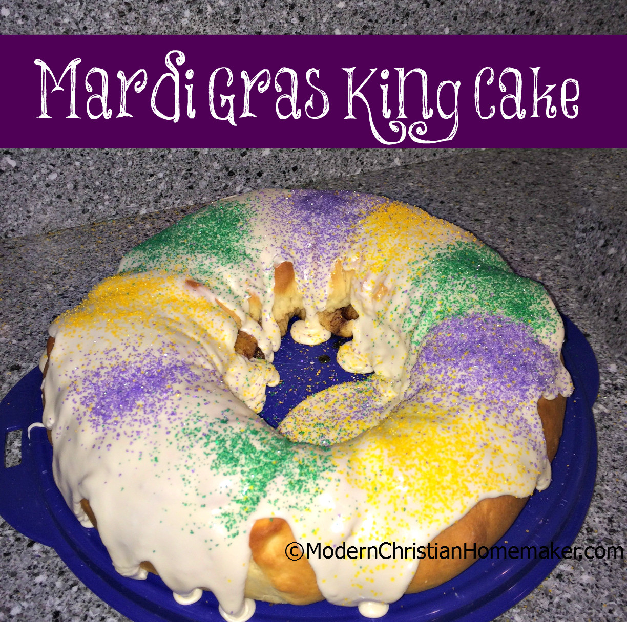 Mardis Gras Cake Recipe
 Mardi Gras King Cake Recipe Modern Christian Homemaker