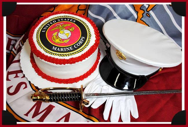 Marine Corps Birthday Cake
 Join Us in Celebrating the 242nd Birthday of the Marine