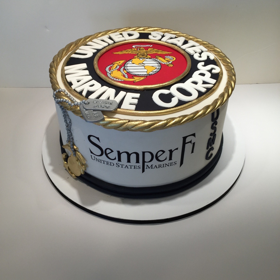 Marine Corps Birthday Cake
 United States Marine Corp Cake CakeCentral