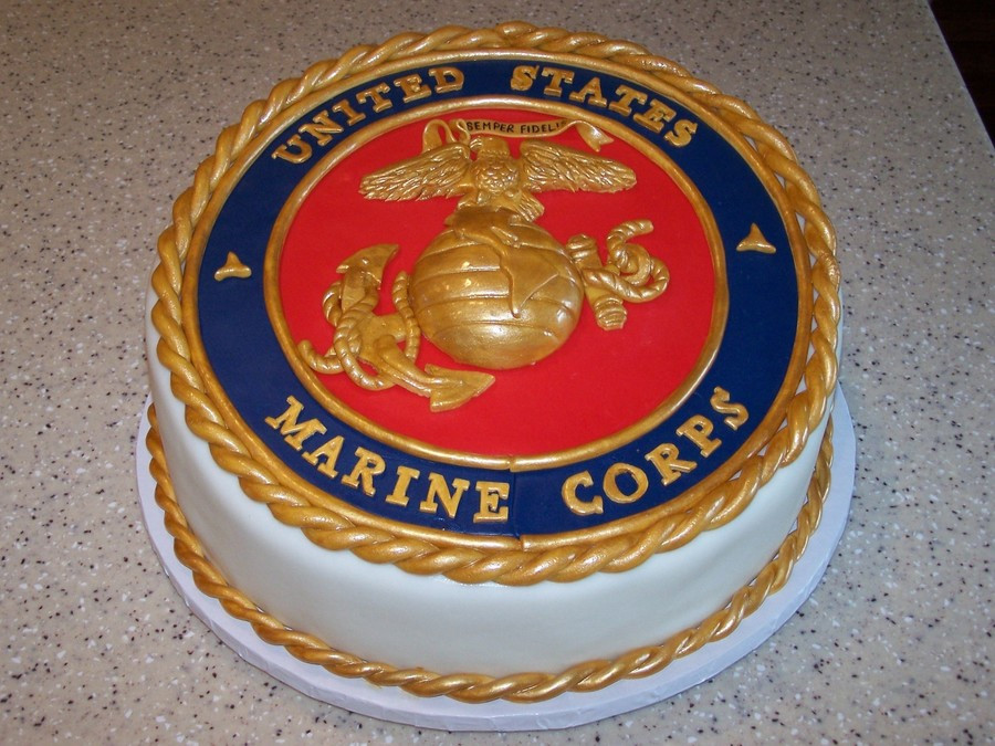 Marine Corps Birthday Cake
 Marine Corps Cake CakeCentral