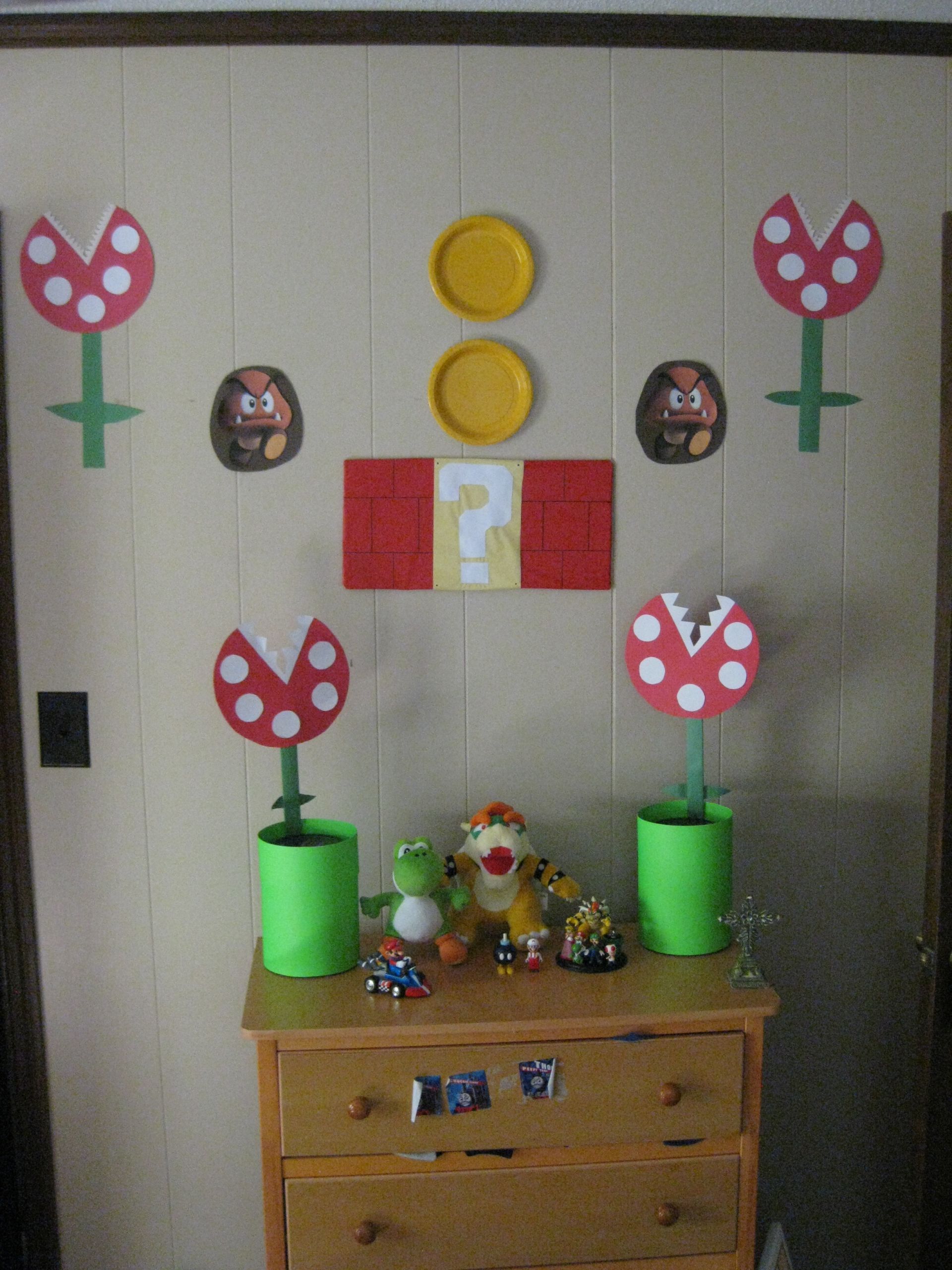Mario Birthday Decorations
 DIY Super Mario Bros Birthday Party Real Honest Mom
