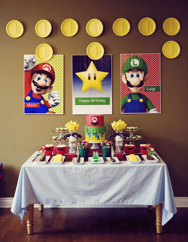 Mario Party Ideas Birthday
 19 Awesome Super Mario Birthday Party Ideas