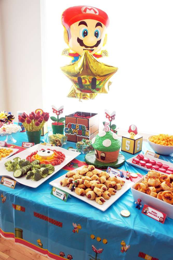 Mario Party Ideas Birthday
 Super Mario Bros Birthday Party Ideas in 2019