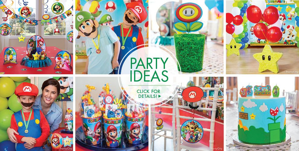 Mario Party Ideas Birthday
 Super Mario Party Supplies Super Mario Birthday Ideas