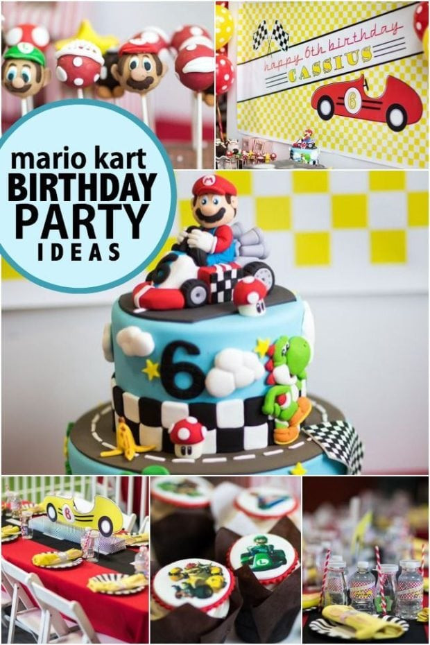Mario Party Ideas Birthday
 A Boy s Mario Kart Birthday Party