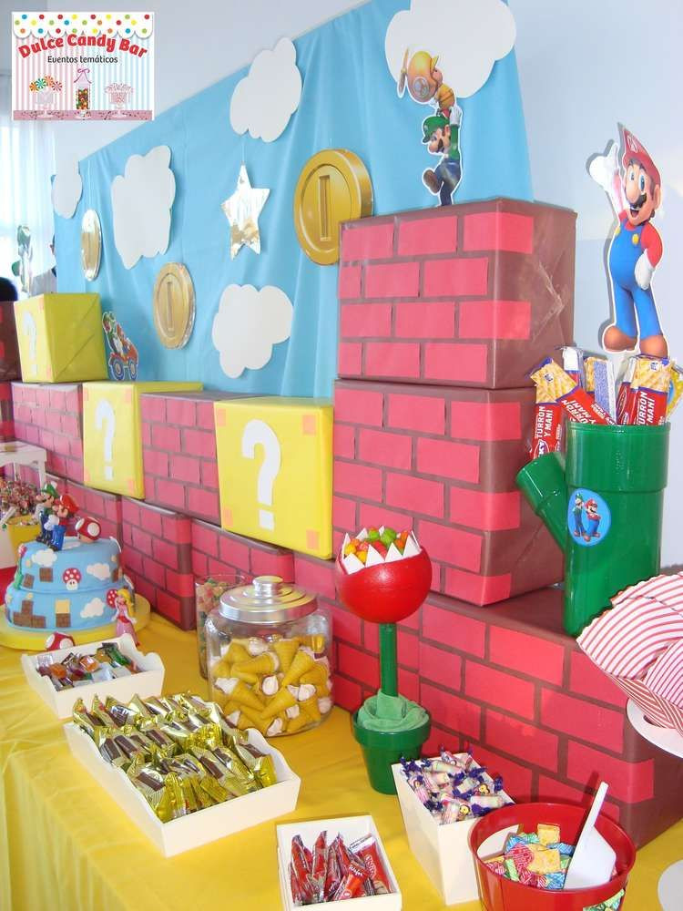 Mario Party Ideas Birthday
 Super Mario Bros Birthday Party Ideas