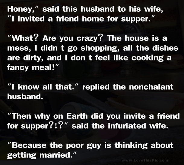 Marriage Humor Quotes
 Funny Marriage Joke s and for