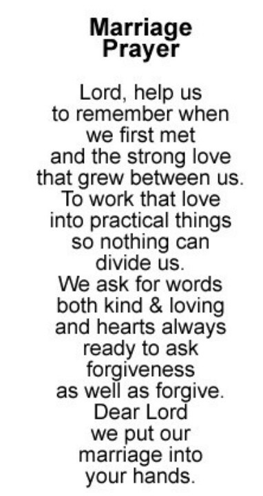 Marriage Prayer Quotes
 Black And White Wedding Poems And Quotes QuotesGram