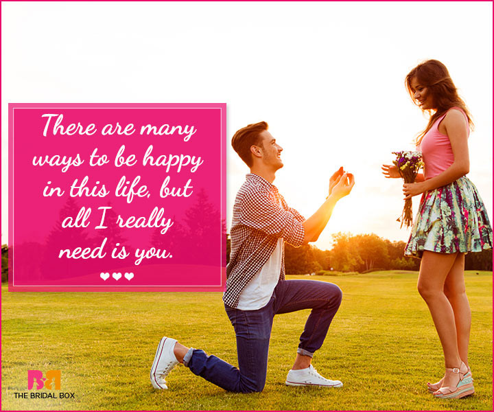 Marriage Proposal Quotes
 Best Marriage Proposal Quotes That Guarantee A Resounding