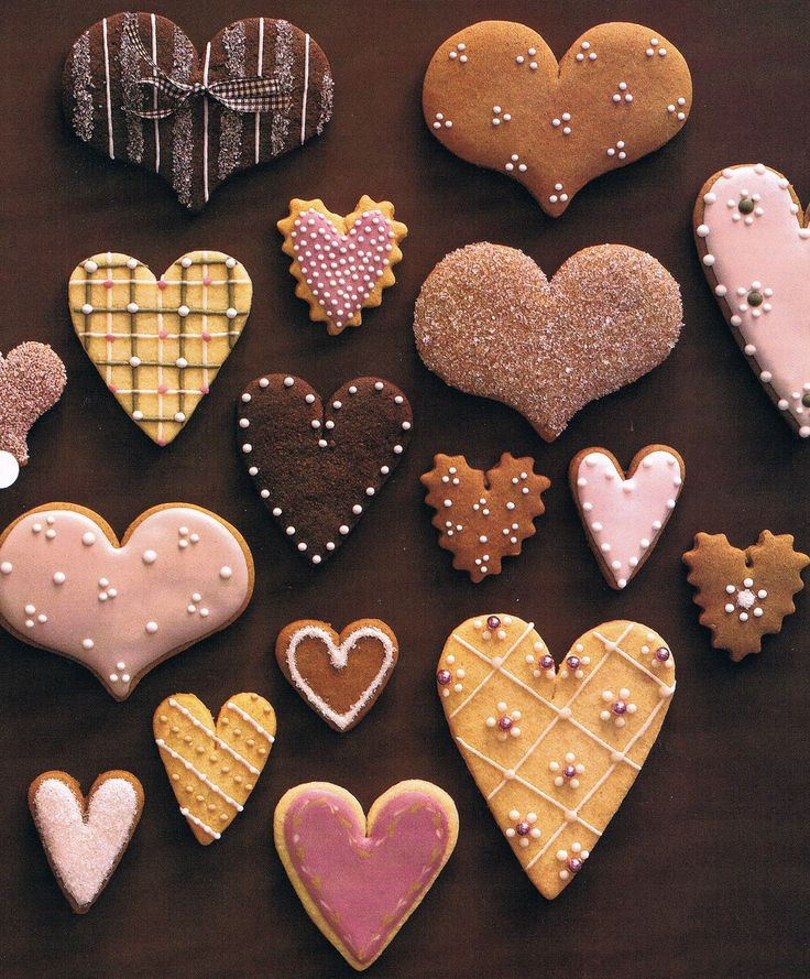 Martha Stewart Valentine Sugar Cookies
 cookie hearts Martha Stewart Living Cookies