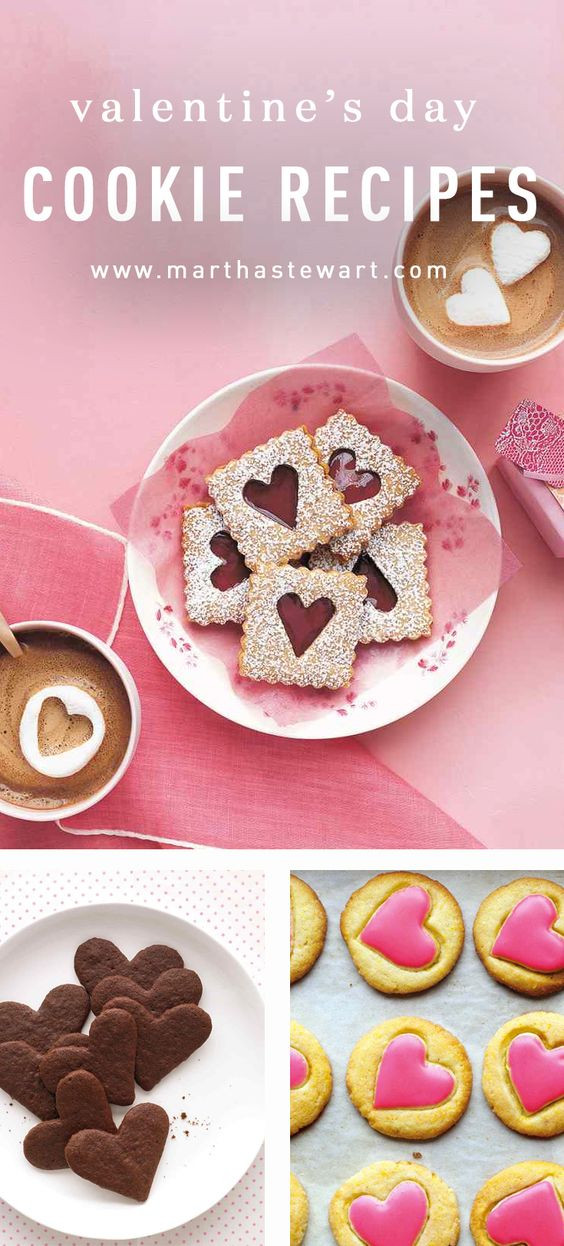 Martha Stewart Valentine Sugar Cookies
 Valentines Homemade and Sweet on Pinterest