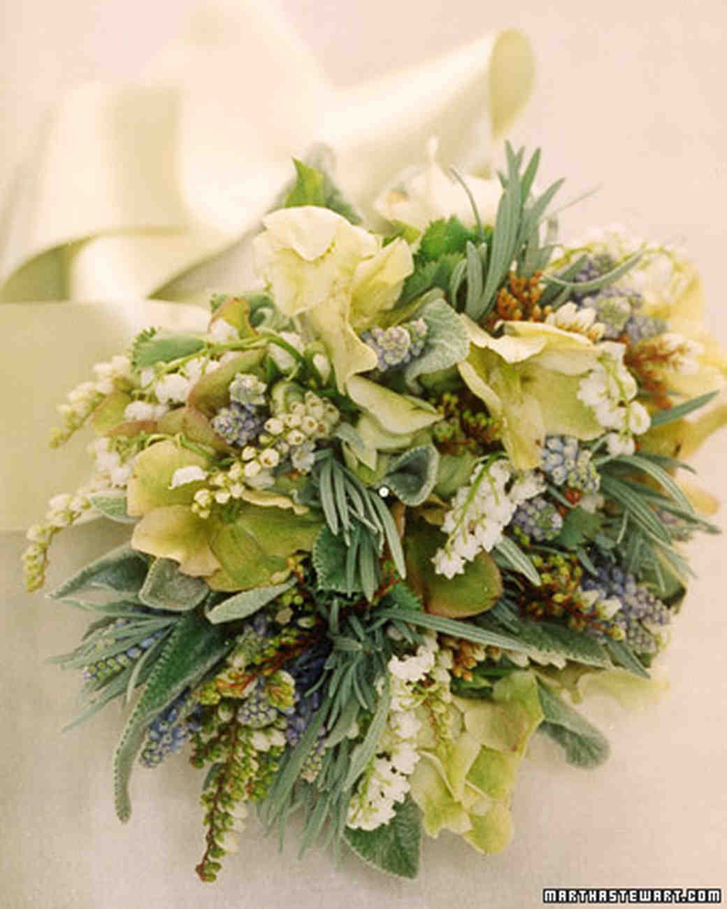 Martha Stewart Wedding Flowers
 Green Wedding Bouquets