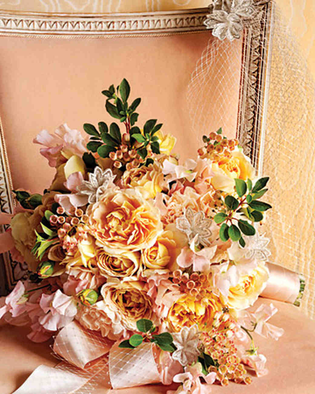 Martha Stewart Wedding Flowers
 Orange Wedding Bouquets