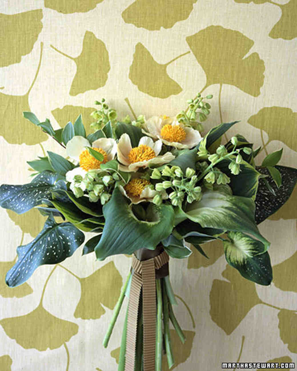 Martha Stewart Wedding Flowers
 Green Wedding Bouquets