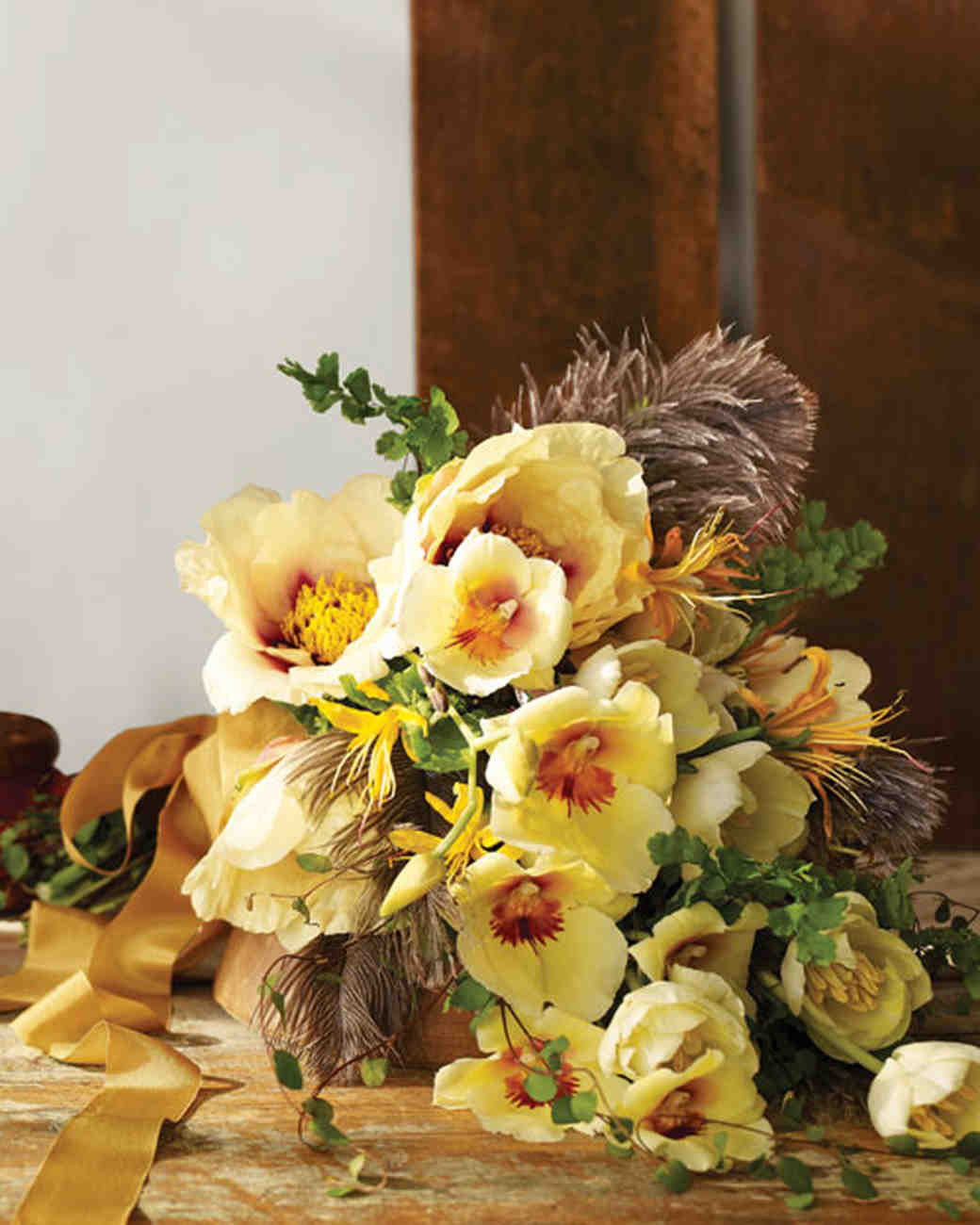 Martha Stewart Wedding Flowers
 Yellow Wedding Bouquets