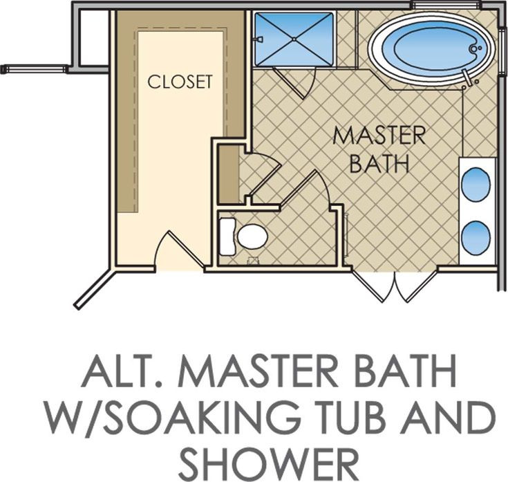 Master Bathroom Floor Plan
 Master Bathroom And Closet Floor Plans WoodWorking