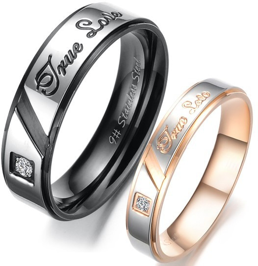Matching Wedding Rings For Him And Her
 Titanium Wedding Ring Black Gold For Him Her Size 5 6 7 8