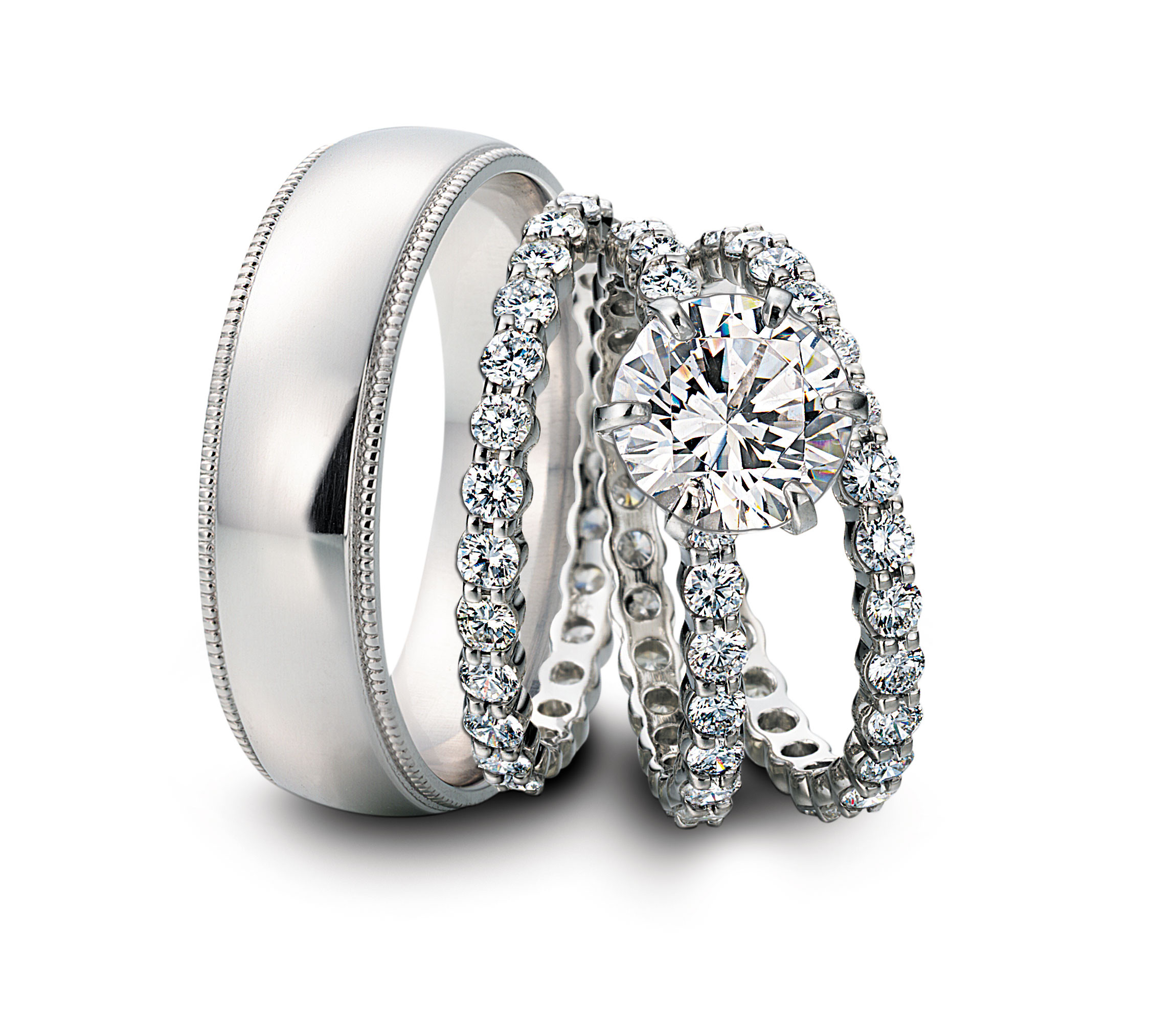 Matching Wedding Rings For Him And Her
 Should my wedding band be platinum or gold