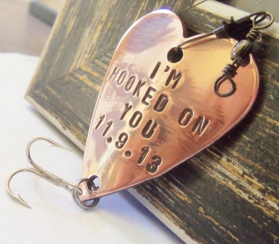 Meaningful Gift Ideas For Boyfriend
 Hooked on You Fishing Lure Custom Men Gift Meaningful