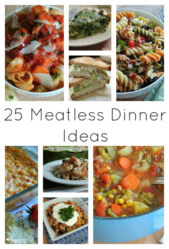 Meatless Dinner Ideas
 25 Meatless Family Dinner Ideas
