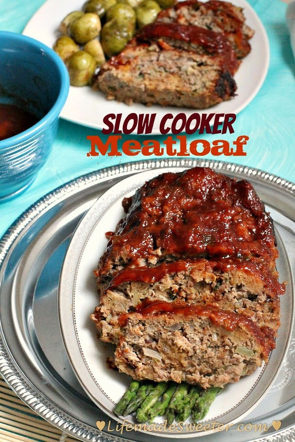Meatloaf In Slow Cooker
 Slow Cooker Crockpot Meatloaf