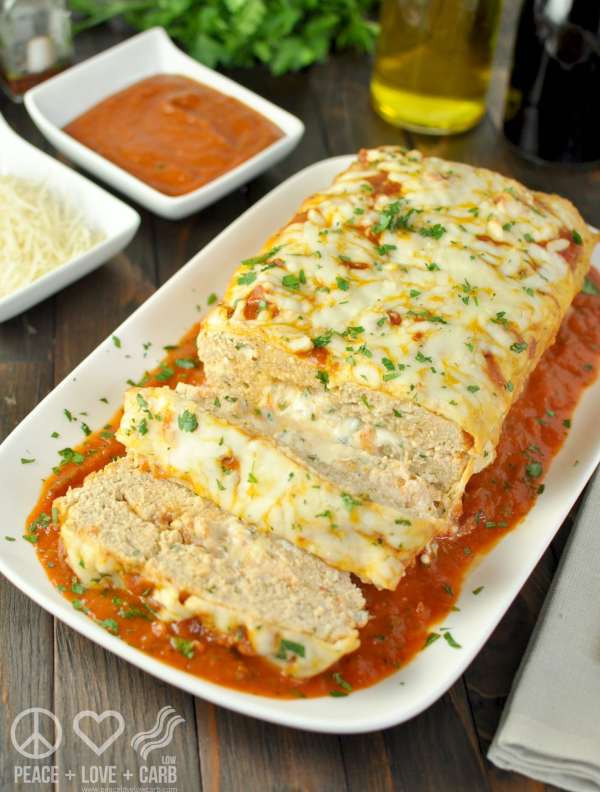 Meatloaf Low Carb
 Stuffed Chicken Parmesan Meatloaf Low Carb Gluten Free