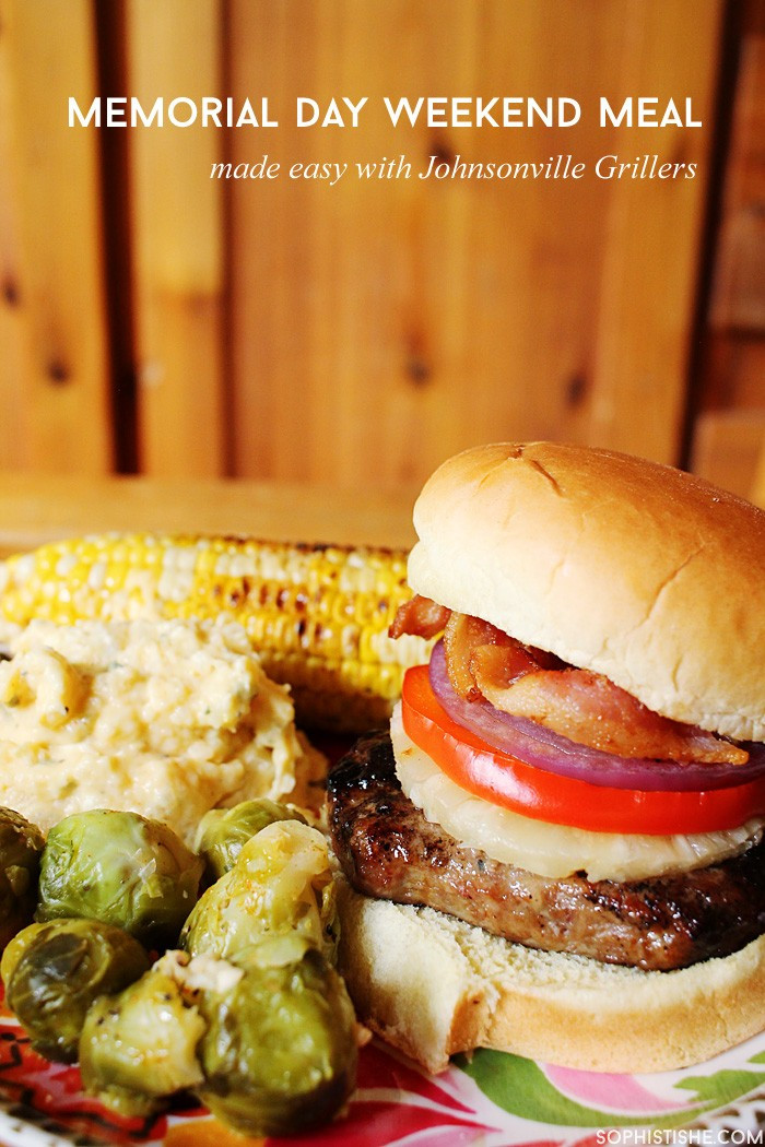 Memorial Day Dinner Ideas
 Memorial Day Meal Made Easy With Johnsonville Grillers