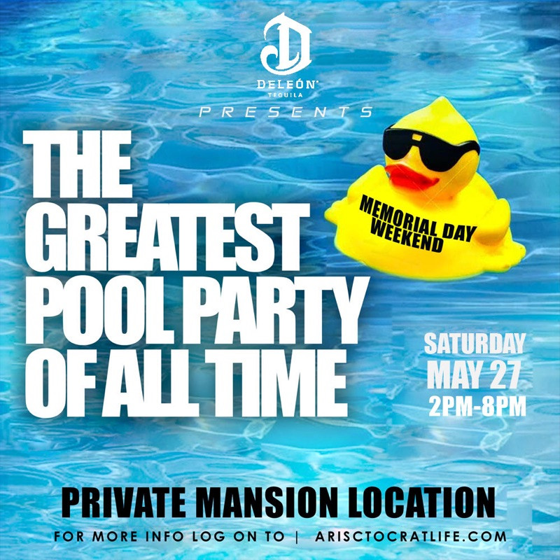Memorial Day Pool Party
 SLIPPERY POOL PARTY "The Greatest Pool Party All Time