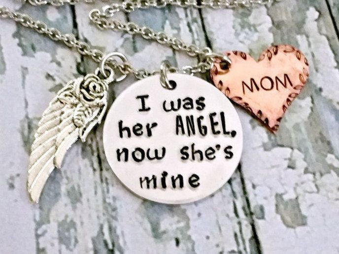 Memorial Gift Ideas For Loss Of Mother
 Angel Mom Memorial Jewelry Memorial Keepsake Loss
