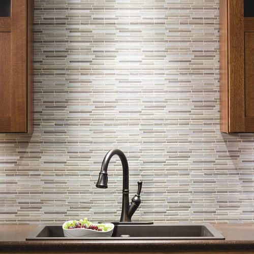 Menards Kitchen Backsplash Tile
 Tack Tile™ Peel & Stick Vinyl Backsplash at Menards