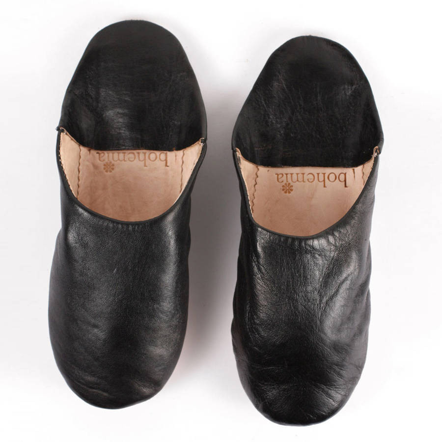 Mens Leather Bedroom Slippers
 leather babouche slippers men s collection by bohemia