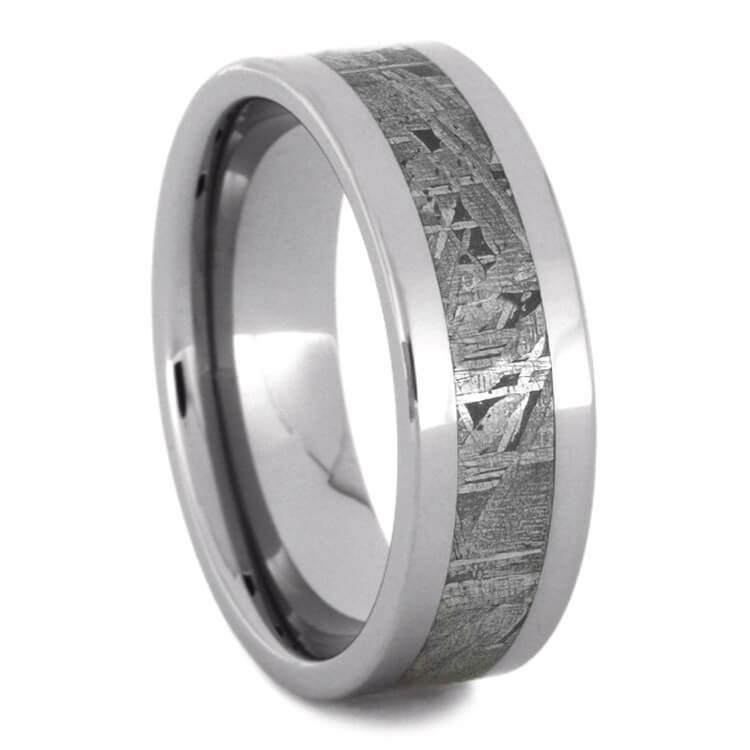 Mens Meteorite Wedding Band
 Shop Meteorite Ring with Tungsten Men s Wedding Bands l