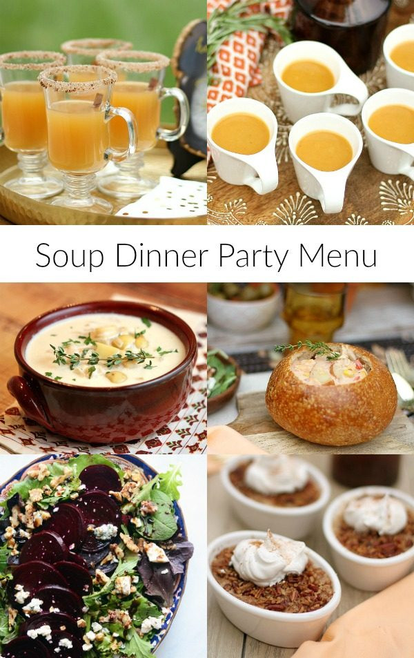 Menu Ideas For Dinner Party
 Soup Dinner Party Menu Recipe Girl