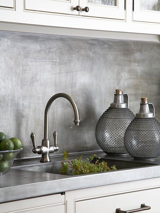 Metallic Kitchen Backsplash Ideas
 15 Chic Metallic Kitchen Backsplash Ideas Shelterness