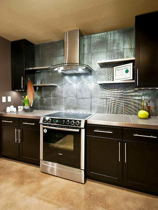 Metallic Kitchen Backsplash Ideas
 12 Unique Kitchen Backsplash Designs