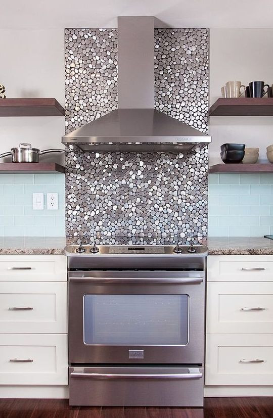 Metallic Kitchen Backsplash Ideas
 15 Chic Metallic Kitchen Backsplash Ideas Shelterness