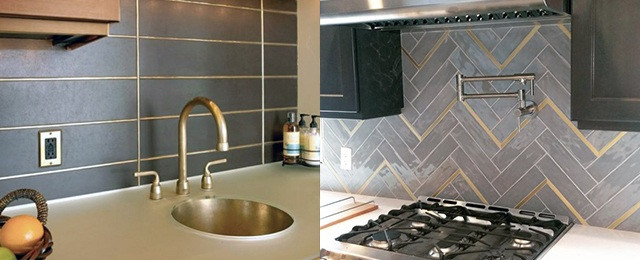 Metallic Kitchen Backsplash Ideas
 Top 50 Best Metal Backsplash Ideas Kitchen Interior Designs