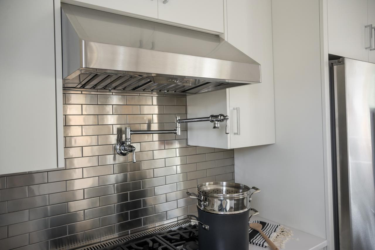 Metallic Kitchen Backsplash Ideas
 DIY Install and Care Metal Tile Backsplash Interior