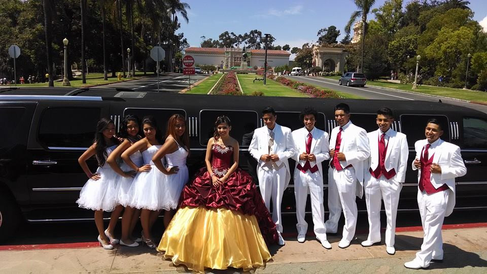 Mexican 15th Birthday Party
 Quinceanera Limo Rentals in San Diego A Plus Limos