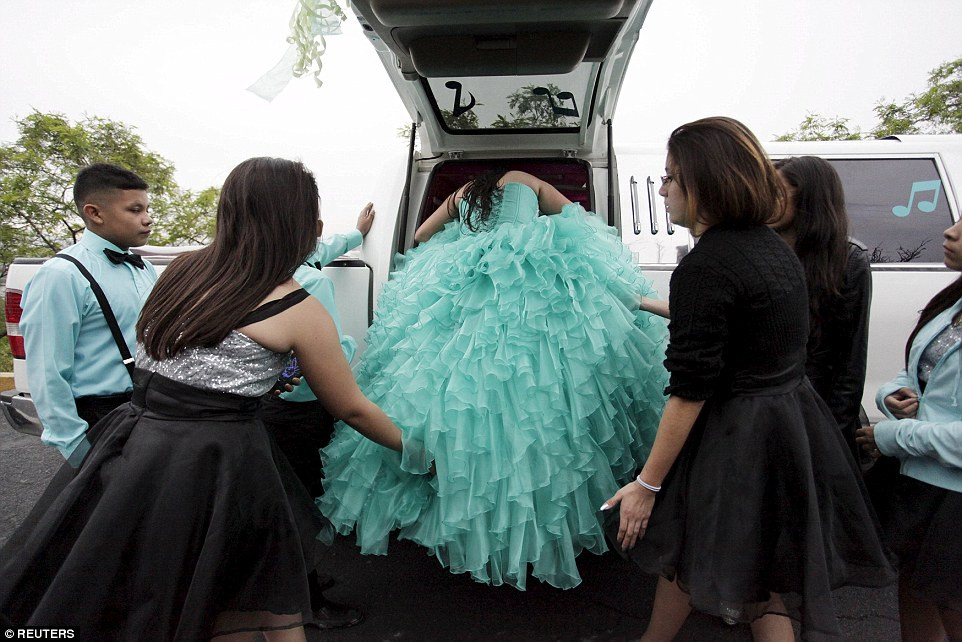 Mexican 15th Birthday Party
 Mexican teens celebrate their Quinceañeras with