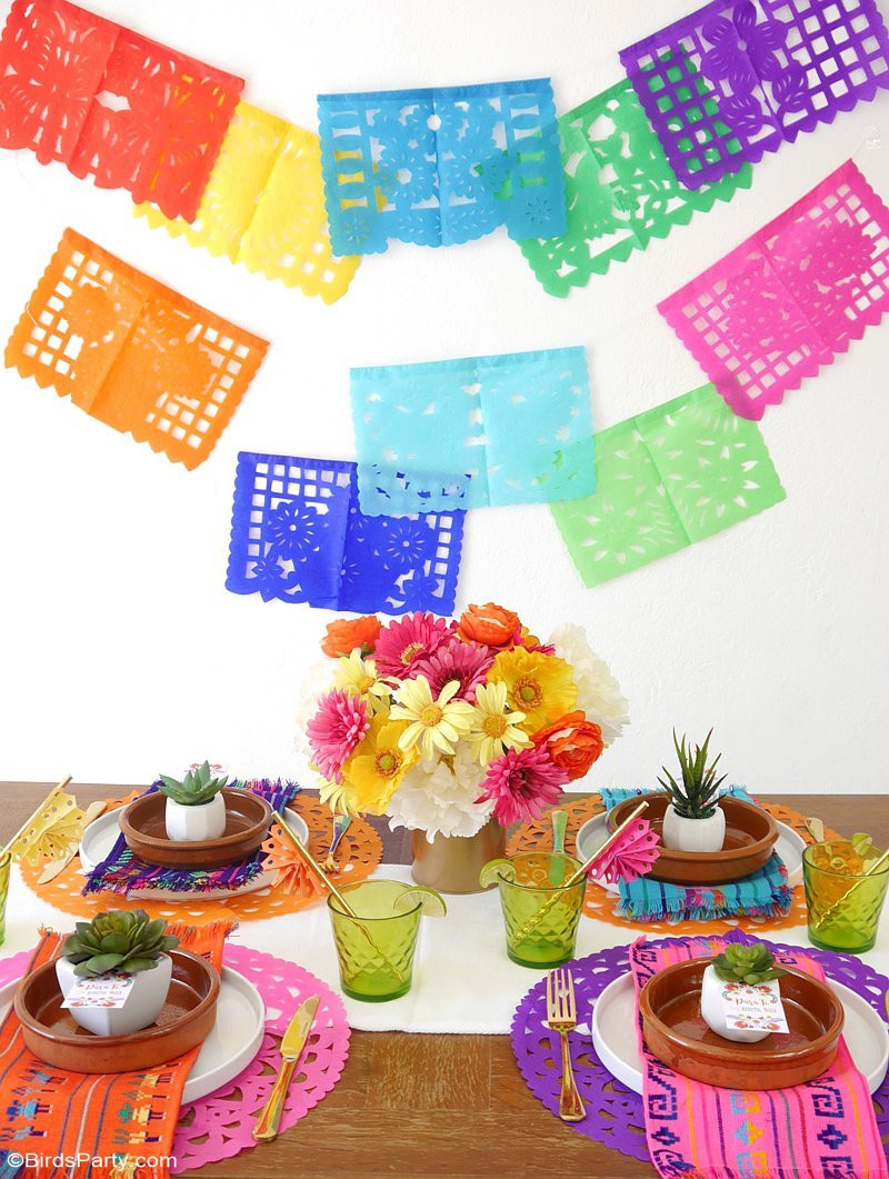 Mexican Fiesta Decorations DIY
 A Colorful Cinco de Mayo Mexican Fiesta Party Ideas