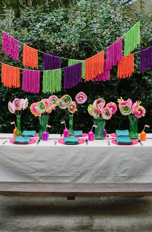 Mexican Party Decorations DIY
 Host a Backyard Fiesta Party This Summer