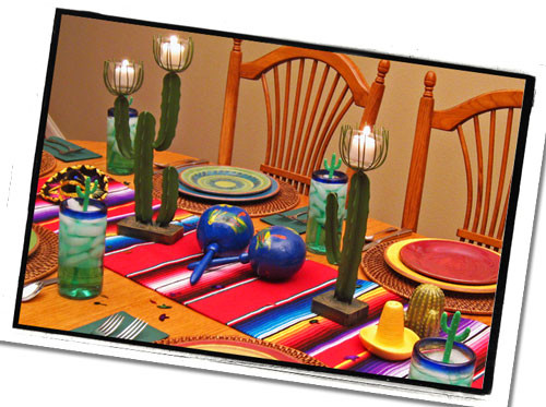 Mexican Themed Dinner Party Ideas
 Mexican Centerpiece & Dinner Party Decorations